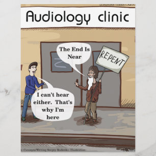 Abkehr für das Audiologe Office Funny