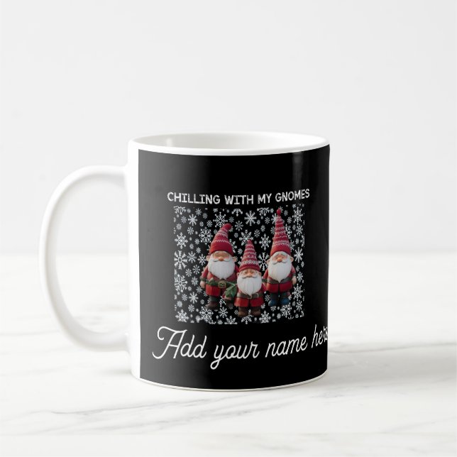 Abkühlen mit meinen Gnomen Kaffeetasse (Links)