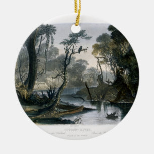 Abkürzungs-Fluss, Niederlassung des Wabash, Keramikornament