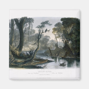 Abkürzungs-Fluss, Niederlassung des Wabash, Magnet