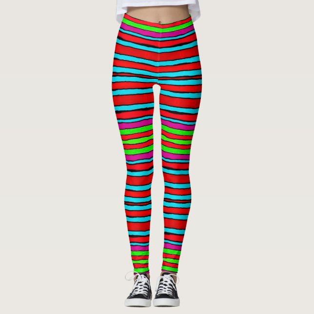 ABL - 0293 - Stripes - Leggings (Devant)