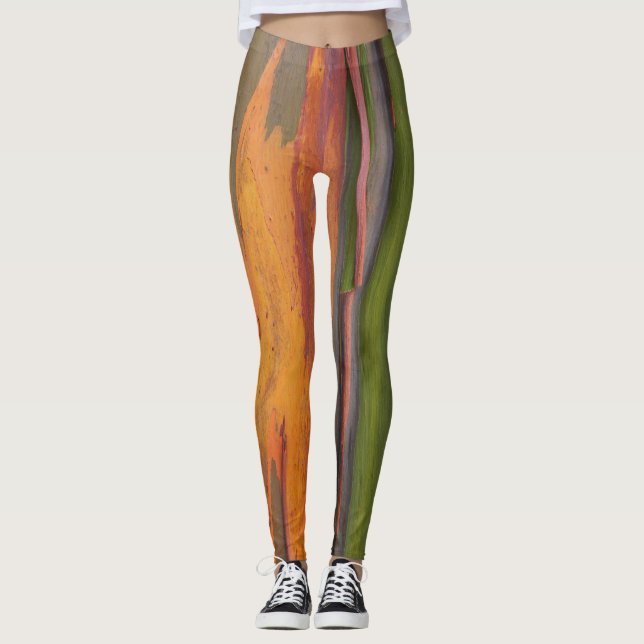 ABL - 066 - Leggings - Rainbow Eukalyptus (Vorderseite)