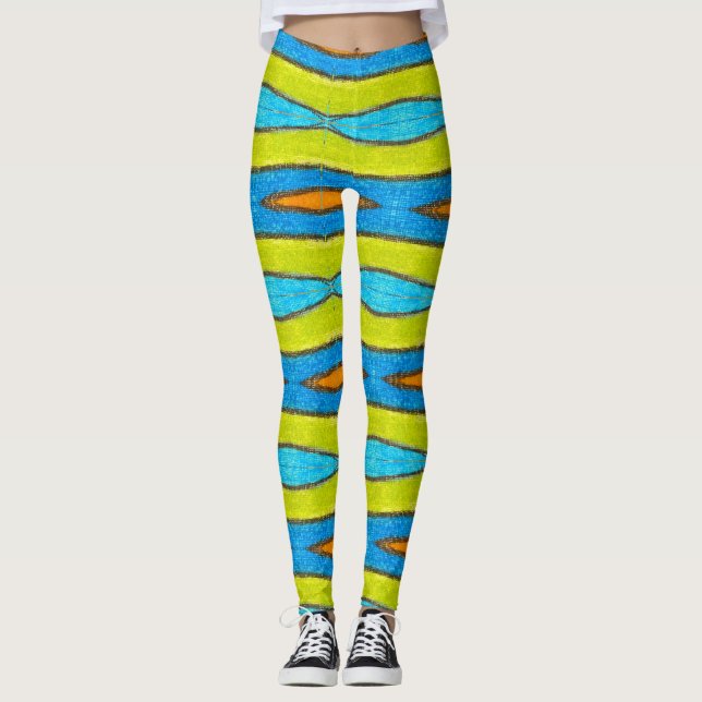 ABL - 189 - Federstreifen - Leggings (Vorderseite)