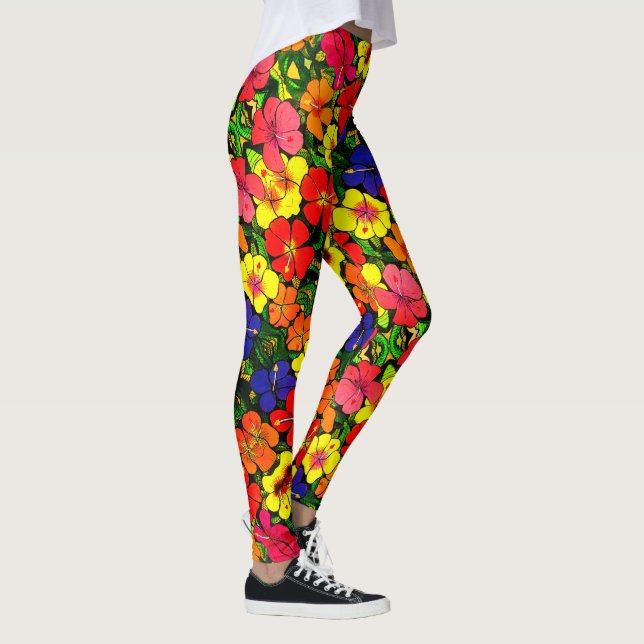 ABL - 309 - Couleur Hibiscus - Leggings (Droite)