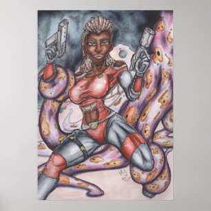 Able Abe Studios Space Adventures' #4 Poster