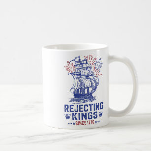 Ablehnen seit 1776 American Flagge USA 4. Juli Kaffeetasse