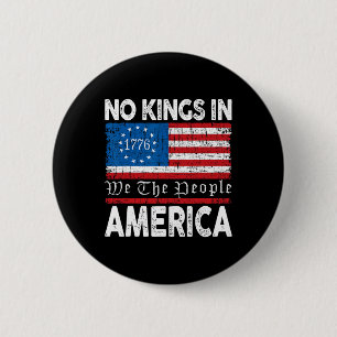 Ablehnung von Königen in Amerika 1776 Widerstand g Button