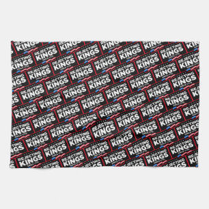 Ablehnung von Königen seit 1776 Patriotische Flagg Geschirrtuch