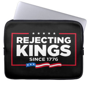 Ablehnung von Königen seit 1776 Patriotische Flagg Laptopschutzhülle