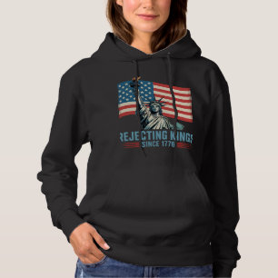 Ablehnung von Königen seit 1776 Statuendesign Hoodie