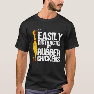 Ablenkbares Gummihuhn Cooler Vogel T-Shirt