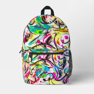 Ablenkung 3 bedruckter rucksack