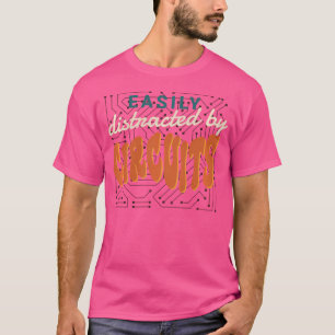 Ablenkung durch Electro der Stromkreise T-Shirt