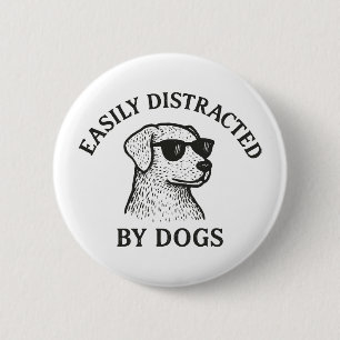 Ablenkung durch Hunde Button