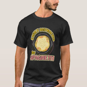 Ablenkung Durch Spaghetti Italienisches Essen Koch T-Shirt