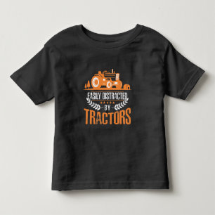 Ablenkung durch Traktor Bauer Funny Farming Kleinkind T-shirt