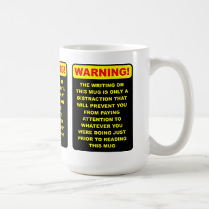 Ablenkung Lustiger Becher Kaffeetasse