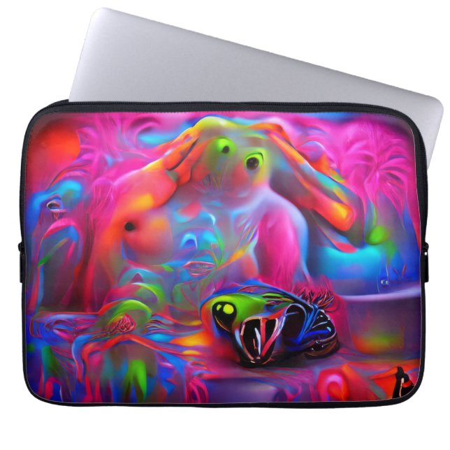 Ablutophobie Laptopschutzhülle (Vorderseite)