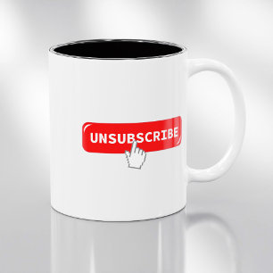 Abmeldetaste - Funny Coffee Tasse