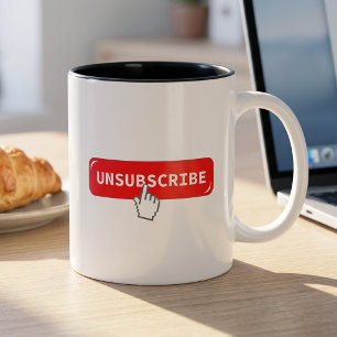 Abmeldetaste - Funny Coffee Tasse