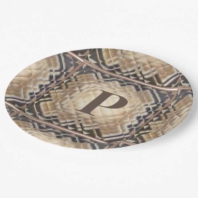 Abmessungen — P Pappteller (Schrägansicht)