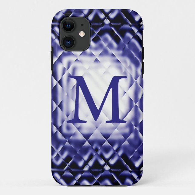 Abmessungen quadratisch, Marine-M Case-Mate iPhone Hülle (Rückseite)