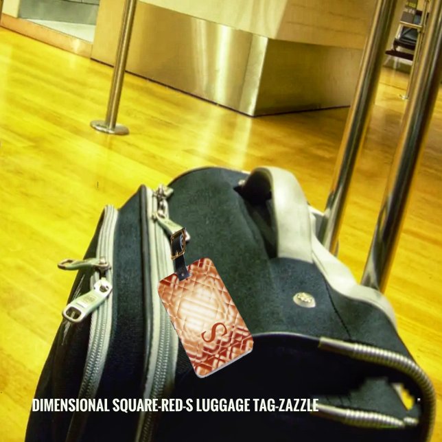 Abmessungen — Rot-S Gepäckanhänger (Von Creator hochgeladen)