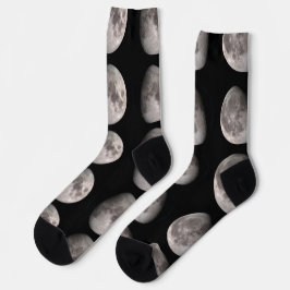 Abnehmende Gibbbondphase der NASA-Bilder Socken