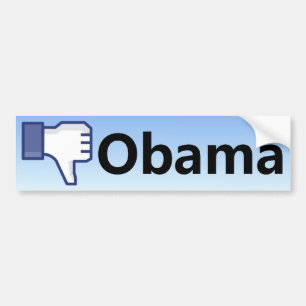 Abneigung Obama - Antibarack obama Autoaufkleber