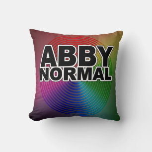 Abnormale Abby Normale Farbige Verdrehte Spirale V Kissen