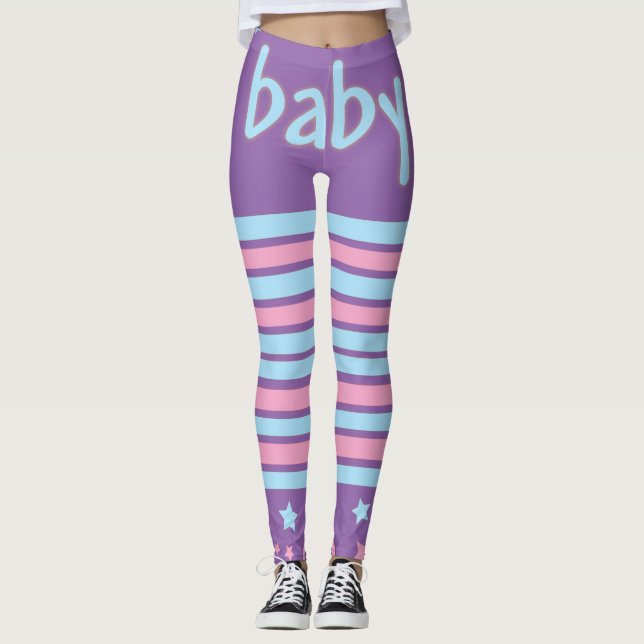 Abnutzung des Adultbaby Gamaschen-erwachsene Babys Leggings (Vorderseite)