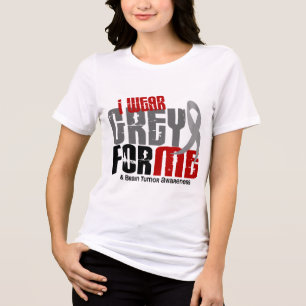 Abnutzungs-Grau des Hirntumor-I für MICH 6,2 Tri-Blend Shirt