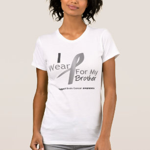 Abnutzungs-graues Band des Hirntumor-I für meinen T-Shirt