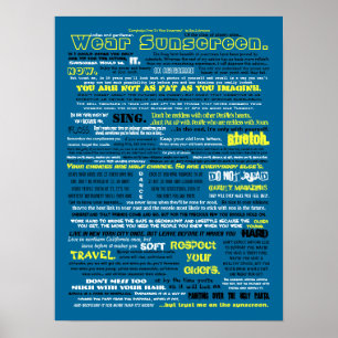 Abnutzungs-Lichtschutz Poster