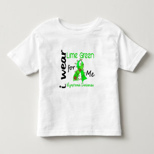 Abnutzungs-Limones Grün des Lymphom-I für MICH 4 Kleinkind T-shirt