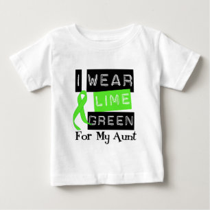 Abnutzungs-Limones grünes Band des Lymphom-I für Baby T-shirt