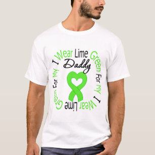 Abnutzungs-Limones grünes Band des Lymphom-I für T-Shirt