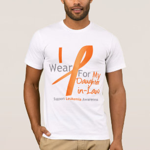 Abnutzungs-orange Band-Schwiegertochter der T-Shirt