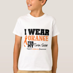 Abnutzungs-Orange der Leukämie-I für meine T-Shirt