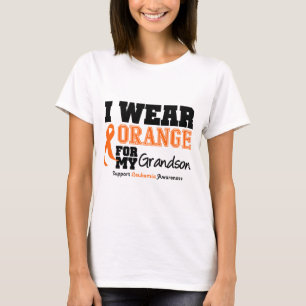Abnutzungs-Orange der Leukämie-I für meinen Enke T-Shirt