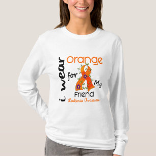 Abnutzungs-Orange der Leukämie-I für meinen Freu T-Shirt