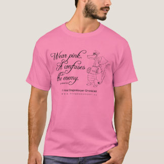 Abnutzungs-Rosa T-Shirt