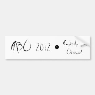 ABO 2012 AUTOAUFKLEBER