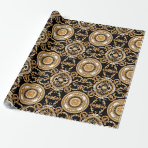 AbodeTreasures Luxury Design Wrapping Paper Geschenkpapier