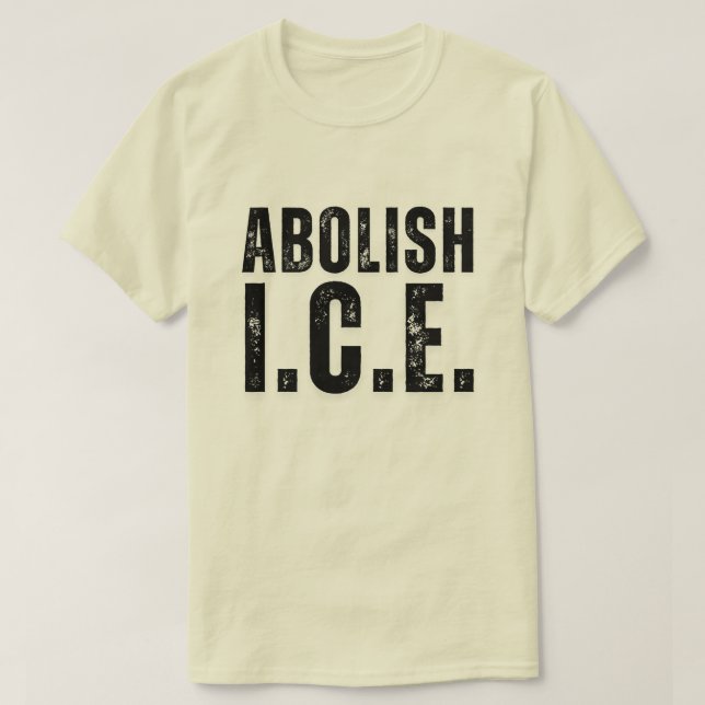 Abolish ICE Protest T-Shirt (Design vorne)