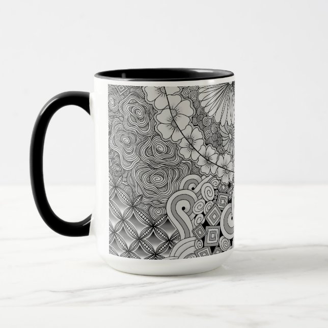 Abondance dans la Mug en fleurs (Gauche)