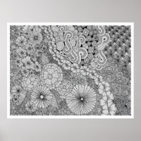 Abondance en Fleur - Affiche colorée