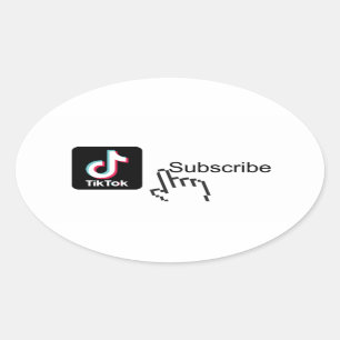 abonnez-vous à mon autocollant de canal Tiktok