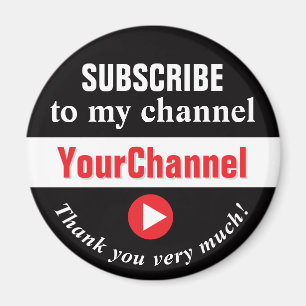 Abonniere meinen Kanal Magnet