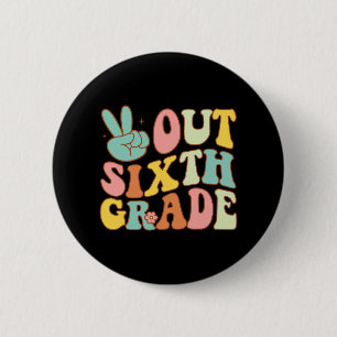 Abonnieren Sie die sechste Grade Groovy Letzten Ta Button